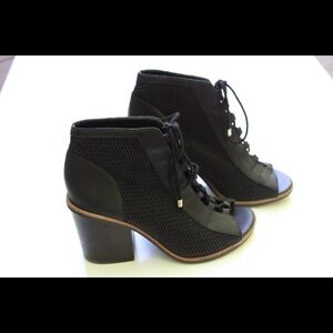 Aldo peep toe booties